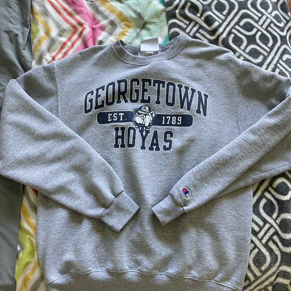 Georgetown University Crew Neck Sweatshirt